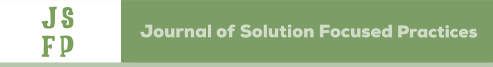 Journal of Solution Focused Practices