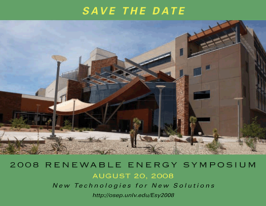 2008 UNLV Renewable Energy Symposium