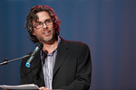Photo of author Michael Chabon during "Reading and Conversation" at Black Mountain Institute in 2008. by Black Mountain Institute