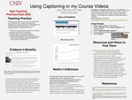 Using Captioning in my Course Videos by Karyn Holt