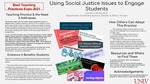 Using Social Justice Issues to Engage Students