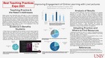 Improving Engagement of Online Learning with Live Lectures
