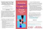 Collaborative Two-Stage Testing: A “Less Sad and Intimidating” Way to Test
