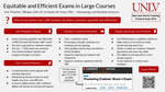 Equitable and Efficient Exams in Large Courses by Van Whaley and Dustin W. Davis