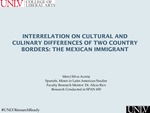 Interrelation on Cultural and Culinary Differences of Two Country Borders: The Mexican Immigrant