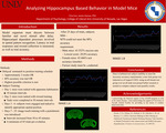 Analyzing Hippocampus Based Behavior in Model Mice by Tiria Carr