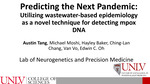 Predicting the Next Pandemic: Utilizing wastewater-based epidemiology as a novel technique for detecting mpox DNA by Austin Tang, Michael Moshi, Hayley Baker, and Ching-Lan Chang