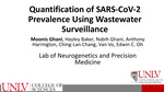 Quantification of SARS-CoV-2 Prevalence Using Wastewater Surveillance