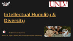 Intellectual Humility and Diversity by Emmanuel Gutierrez