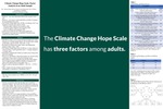 Climate Change Hope Scale: Factor Analysis in an Adult Sample