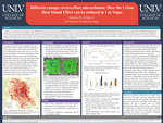 Different Canopy Covers Effect Microclimate: How the Urban Heat Island Effect Can Be Reduced in Las Vegas by Melanie Sanchez and Alison Sloat