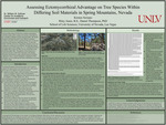 Assessing Ectomycorrhizal Advantage on Tree Species Within Differing Soil Materials in Spring Mountains, Nevada by Kirsten Soriano, Riley Jones, and Daniel Thompson