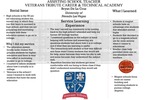 Assisting School Teacher Veterans Tribute Career & Technical Academy